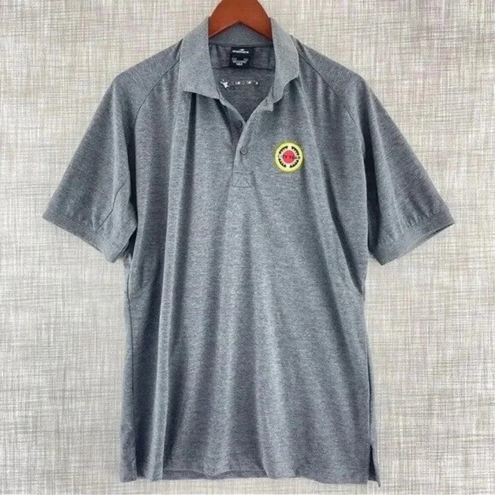 Aramark Vintage embroidered city year Graphic Polo Shirt Men's Size S